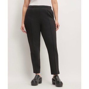 Everlane The Dream Pant Women’s Large L Elastic Waist Tapered Pockets Black Knit